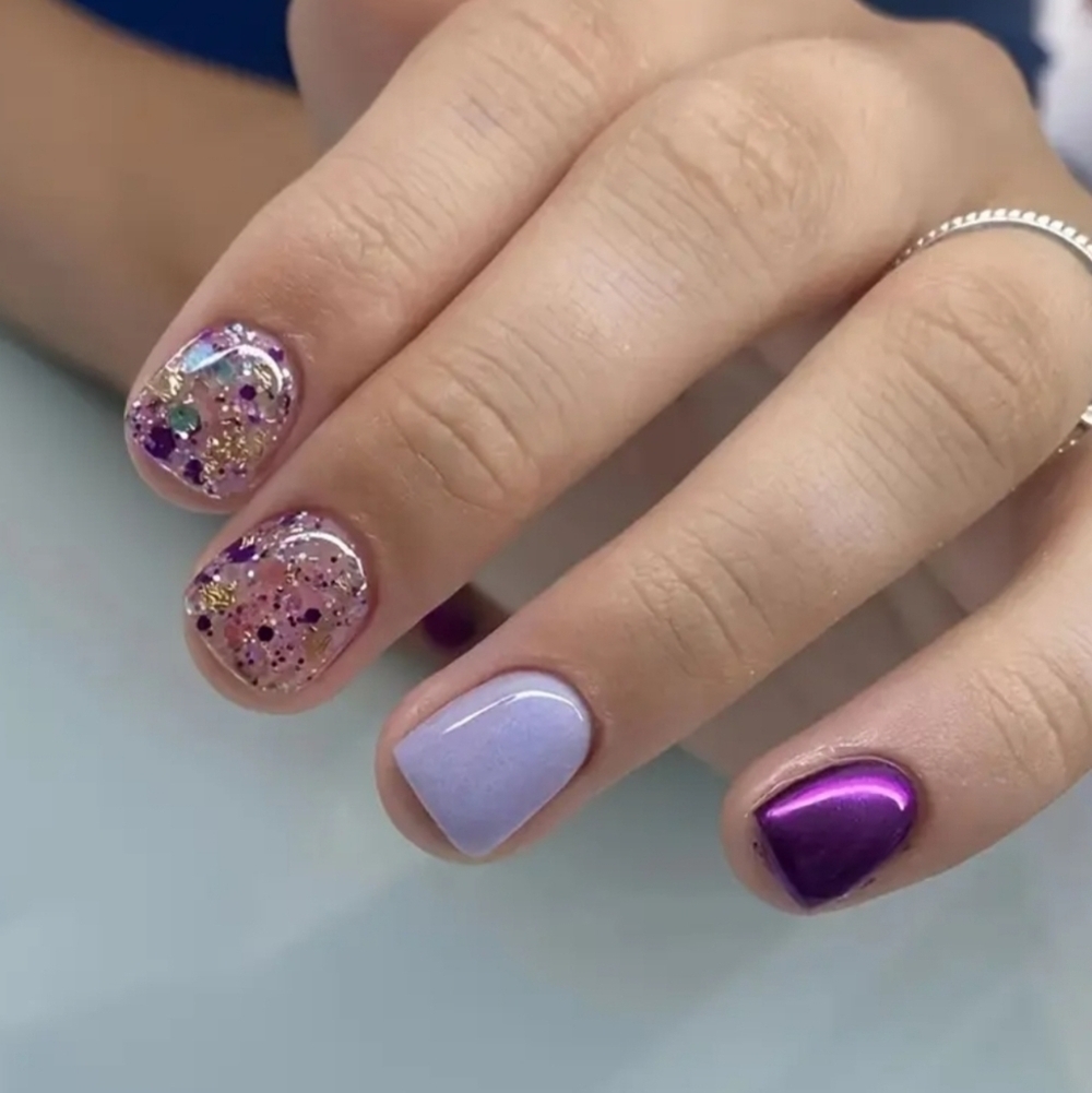24 Pieces Fake Press On Nails